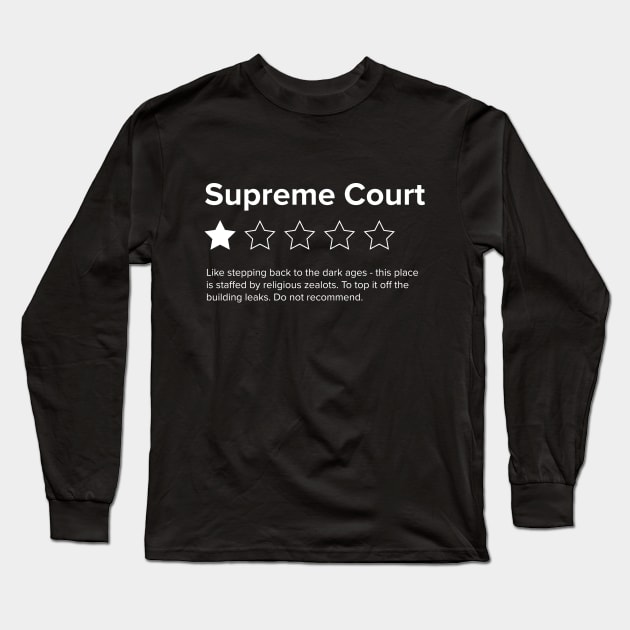 Supreme Court Review One Star do not recommend. Pro choice save